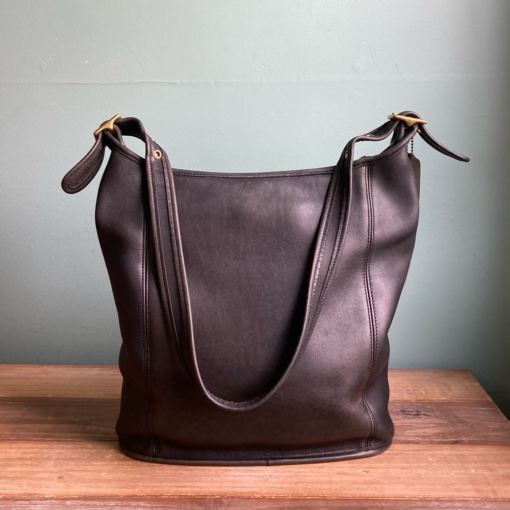 Vintage Coach Legacy Leather Slim Duffle Sac Ergo 9060